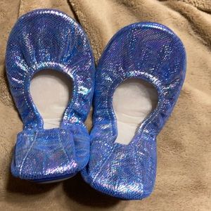 Blue Rainbow Suede Storehouse Flats